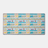 Charlie Brown & Sally am Strand Schreibtischunterlage (Vorderseite)