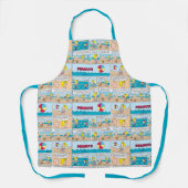 Charlie Brown & Sally am Strand Schürze (Vorderseite)