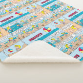 Charlie Brown & Sally am Strand Sherpadecke (3/4)