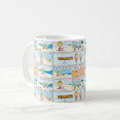Charlie Brown & Sally Ice Cream am Strand Kaffeetasse (Vorderseite Links)