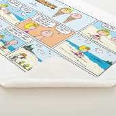 Charlie Brown & Sally Ice Cream am Strand Sherpadecke (3/4)