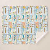 Charlie Brown & Sally Ice Cream am Strand Sherpadecke (Vorderseite (Horizontal))