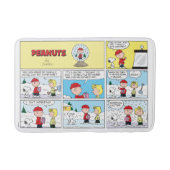 Charlie Brown | Schneekugel Badematte (Vorderseite)
