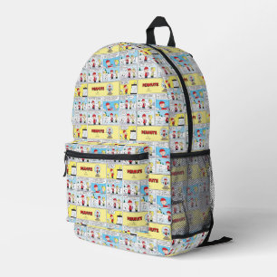 Charlie Brown   Schneekugel Bedruckter Rucksack