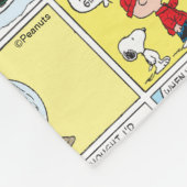 Charlie Brown | Schneekugel Fleecedecke (Ecke)