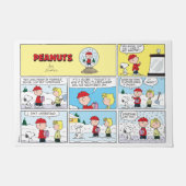 Charlie Brown | Schneekugel Fußmatte (Vorderseite)