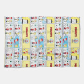 Charlie Brown | Schneekugel Geschirrtuch (Horizontal)