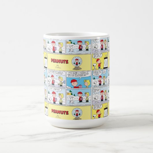 Charlie Brown | Schneekugel Kaffeetasse (Mittel)