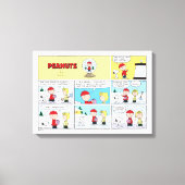 Charlie Brown | Schneekugel Leinwanddruck (Vorderseite)