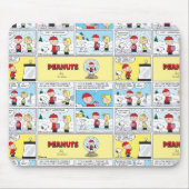 Charlie Brown | Schneekugel Mousepad (Vorne)