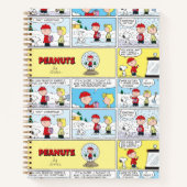 Charlie Brown | Schneekugel Notizblock (Vorderseite)