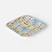 Charlie Brown | Schneekugel Pappteller (Gewinkelt)