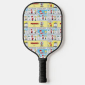 Charlie Brown | Schneekugel Pickleball Schläger (Vorderseite)