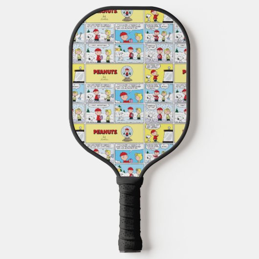 Charlie Brown | Schneekugel Pickleball Schläger (Vorderseite)