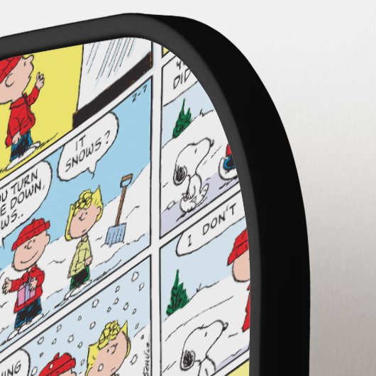 Charlie Brown | Schneekugel Pickleball Schläger (Linke Seite)