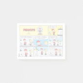 Charlie Brown | Schneekugel Post-it Klebezettel (Vorderseite)