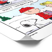 Charlie Brown | Schneekugel Poster (Ecke)