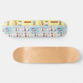 Charlie Brown | Schneekugel Skateboard (Horizontal)