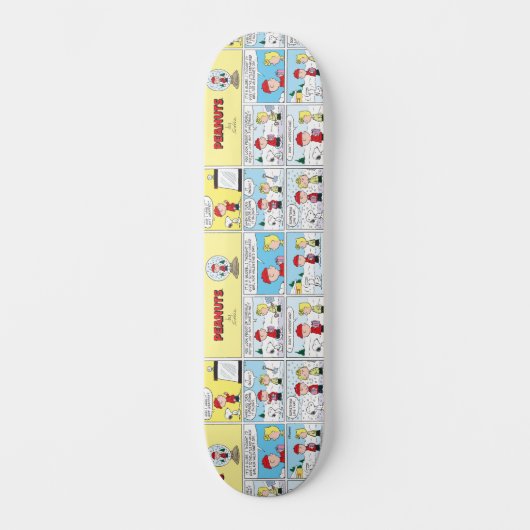 Charlie Brown | Schneekugel Skateboard (Vorderseite)