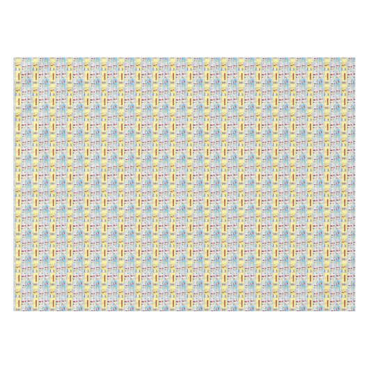 Charlie Brown | Schneekugel Tischdecke (Vorderseite (Horizontal))