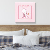 Charlie Brown & Snoopy - Liebe ist ein bester Freu Leinwanddruck (Insitu (Schlafzimmer))