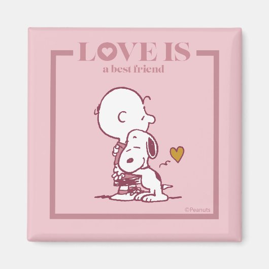 Charlie Brown & Snoopy - Liebe ist ein bester Freu Magnet (Vorne)
