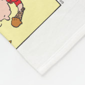 Charlie Brown, Snoopy & Sally | Eiscreme Fleecedecke (Ecke)