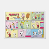 Charlie Brown, Snoopy & Sally | Eiscreme Fußmatte (Vorderseite)
