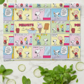 Charlie Brown, Snoopy & Sally | Eiscreme Geschirrtuch (Gefaltet)