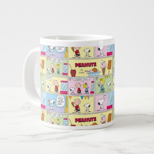 Charlie Brown, Snoopy & Sally | Eiscreme Jumbo-Tasse (Vorderseite Links)