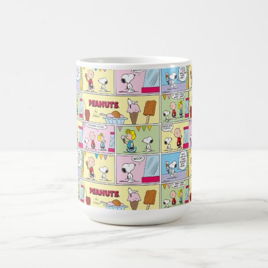Charlie Brown, Snoopy & Sally | Eiscreme Kaffeetasse (Mittel)