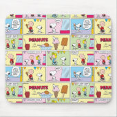 Charlie Brown, Snoopy & Sally | Eiscreme Mousepad (Vorne)