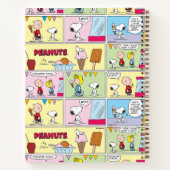 Charlie Brown, Snoopy & Sally | Eiscreme Notizblock (Rückseite)