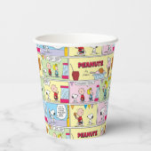 Charlie Brown, Snoopy & Sally | Eiscreme Pappbecher (Rückseite)