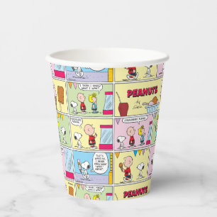 Charlie Brown, Snoopy & Sally   Eiscreme Pappbecher