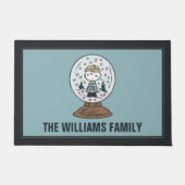 Charlie Brown Snow Globe Graphic - Let It Snow Fußmatte (Vorderseite)