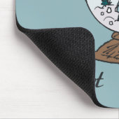 Charlie Brown Snow Globe Graphic - Let It Snow Mousepad (Ecke)