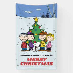 Charlie Brown und Freunde Weihnachten Banner