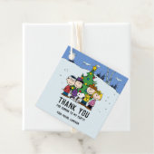 Charlie Brown und Freunde Winter zum Geburtstag Geschenkanhänger (Beispiel)