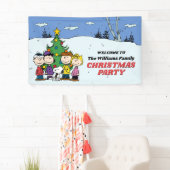 Charlie Brown und Friends Christmas Party Banner (Insitu)