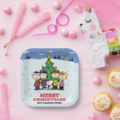 Charlie Brown und Friends Christmas Party Pappteller (Party)