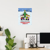 Charlie Brown und Friends Christmas Party Poster (Heimbüro)