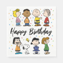 Charlie Brown und Gang Confetti Birthday