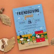 Charlie Brown und Gang Friendsgiving Fest