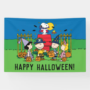 Charlie Brown und Gang Halloween Banner