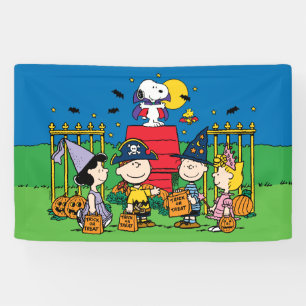 Charlie Brown und Gang Halloween Banner