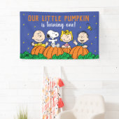 Charlie Brown und Gang Pumpkin 1. Geburtstag Banner (Insitu)
