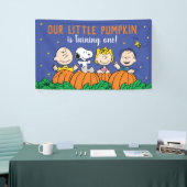 Charlie Brown und Gang Pumpkin 1. Geburtstag Banner (Messeveranstaltung)