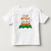 Charlie Brown und Gang Pumpkin Birthday Kleinkind T-shirt (Vorderseite)