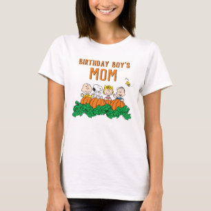 Charlie Brown und Gang Pumpkin Geburtstags-Mama T-Shirt